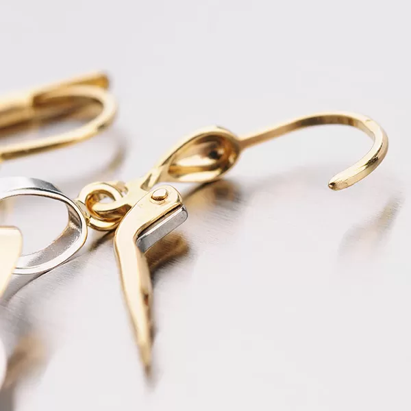 Visací náušnice ze zlata 12-307