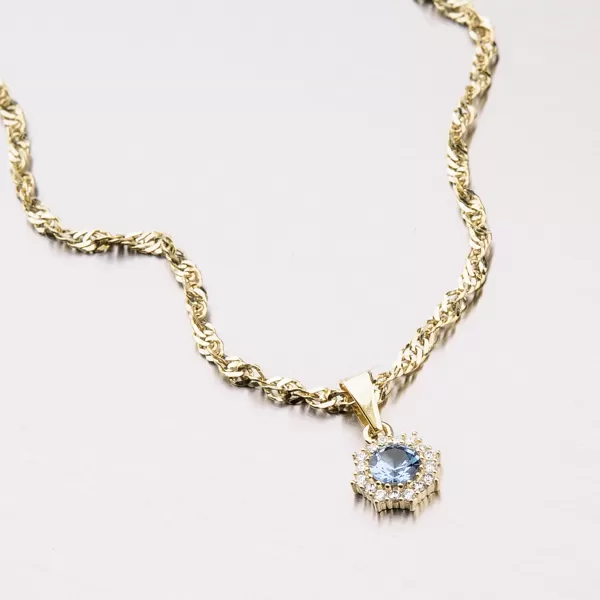 Přívěsek se zirkony 352P-130086-03