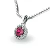 Luxusní přívěsek s rubínem a diamanty 10927-B-RUB