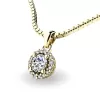 Luxusní přívěsek s diamanty 10927-ZL-DIA