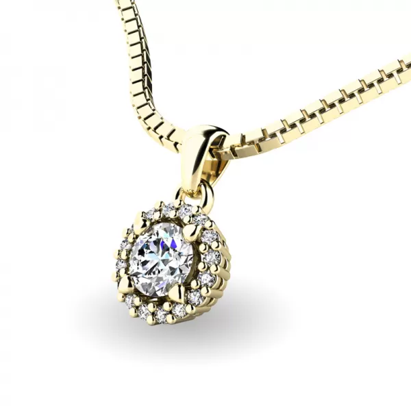 Luxusní přívěsek s diamanty 10927-ZL-DIA