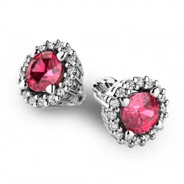 Luxusní náušnice s diamanty 10926-B-DIA-TUR