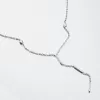 Stříbrný náhrdelník se zirkony SST-15988