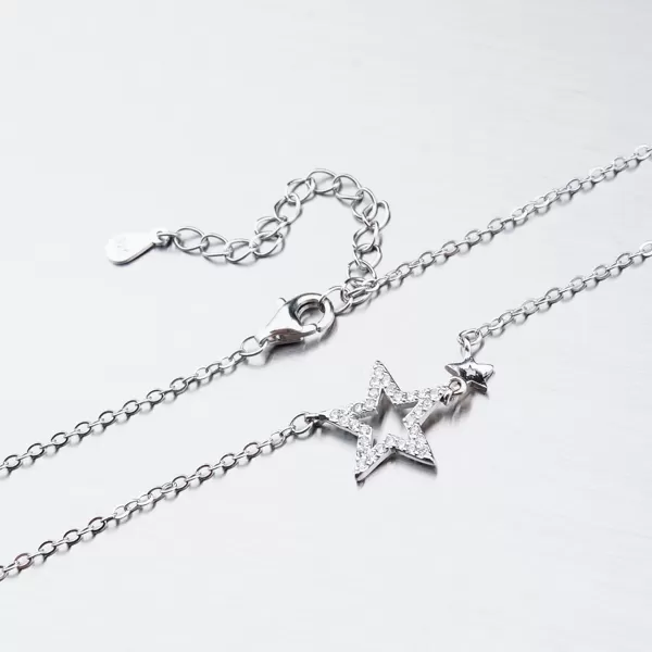 Dámský náhrdelník stříbro 925 zirkon SST-15888