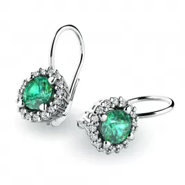 Luxusní náušnice s diamanty 10925-B-DIA-SMAR