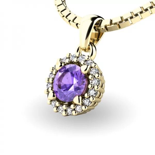 Luxusní přívěsek s tanzanitem a diamanty 10927-ZL-TAN