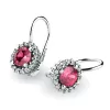 Luxusní náušnice s diamanty 10925-B-DIA-TUR