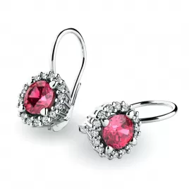 Luxusní náušnice s diamanty 10925-B-DIA-TUR