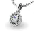 Dámský přívěsek přírodní diamant 0.580 ct G/SI 10927-B-DIA