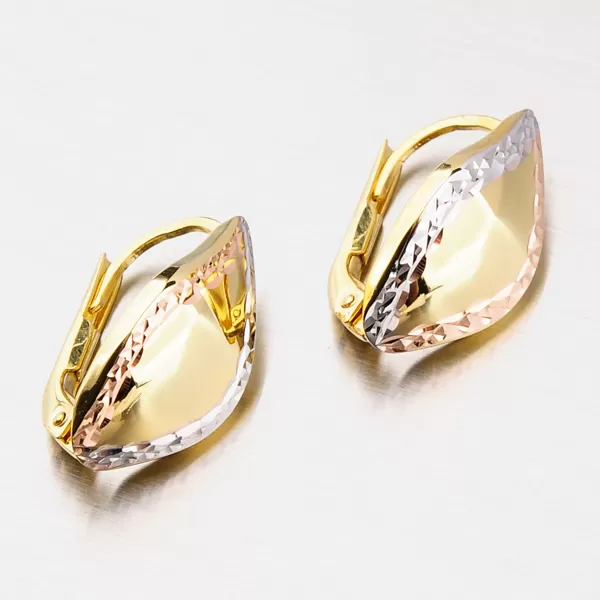 Visací náušnice - zlato 585 42-32175