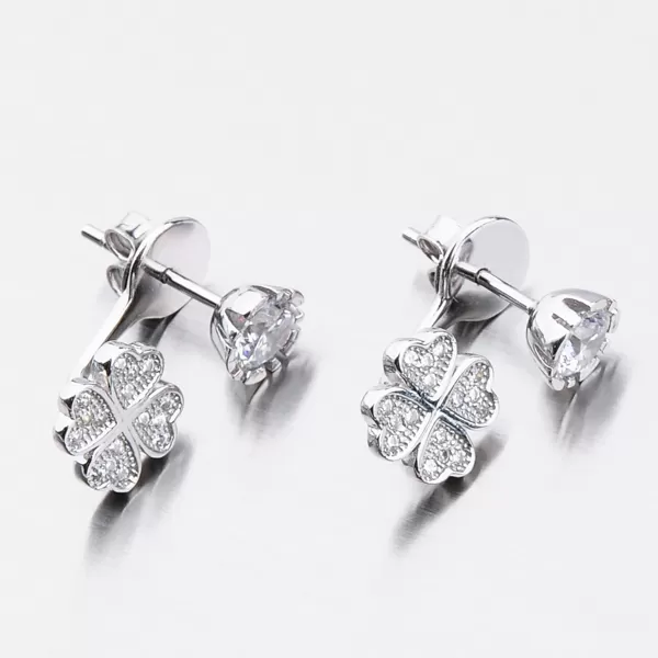 Dámské náušnice stříbro 925 zirkon UPST-12220
