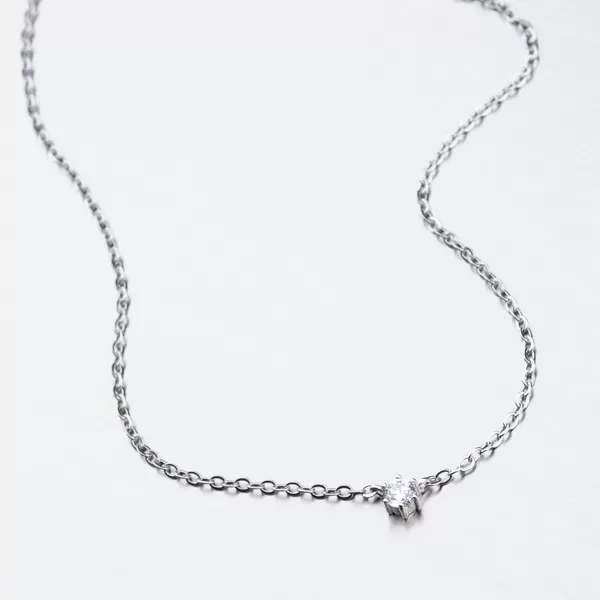 Dámský náhrdelník stříbro 925 zirkonem SST-151003