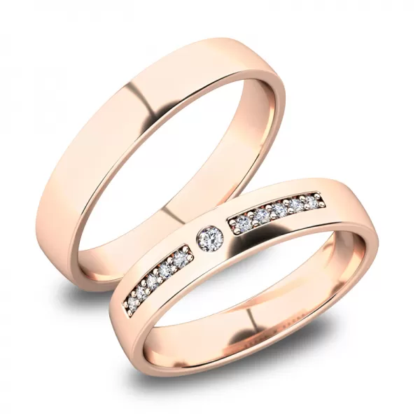 Zlaté snubní prsteny SP-61084Z