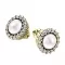 Perlové náušnice s diamanty 10930-ZL-DIA-FW