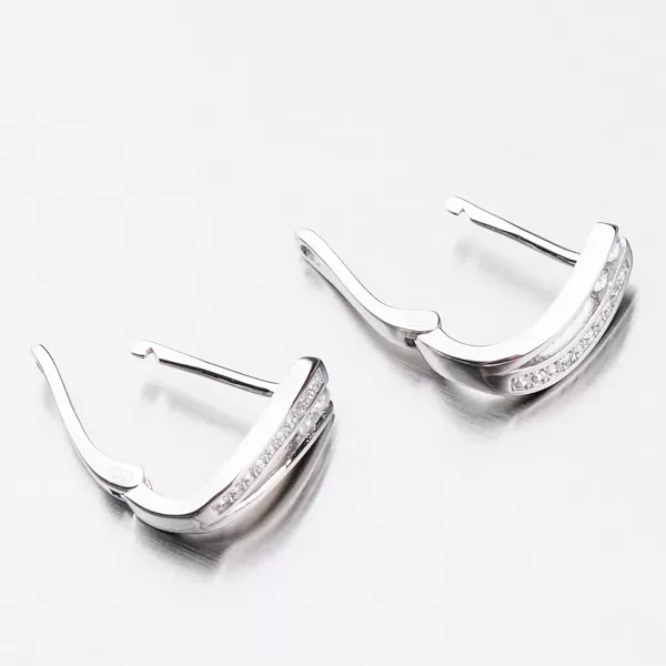 Dámské náušnice stříbro 925 zirkon UCST-121304