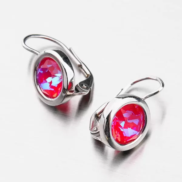 Stříbrné visací náušnice N503TMRU-JK