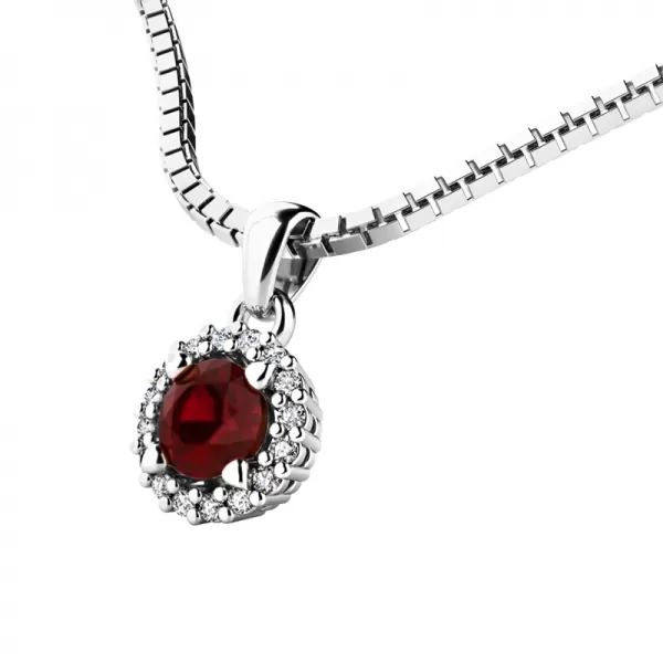 Luxusní přívěsek s diamanty 10927-B-GRA