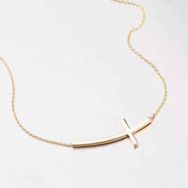 Dámský náhrdelník žluté zlato 585 45-1863