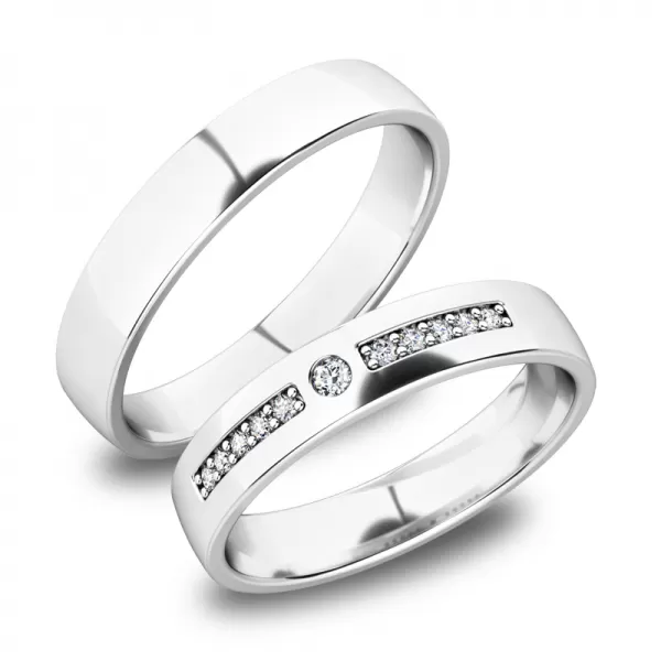 Zlaté snubní prsteny SP-61084Z