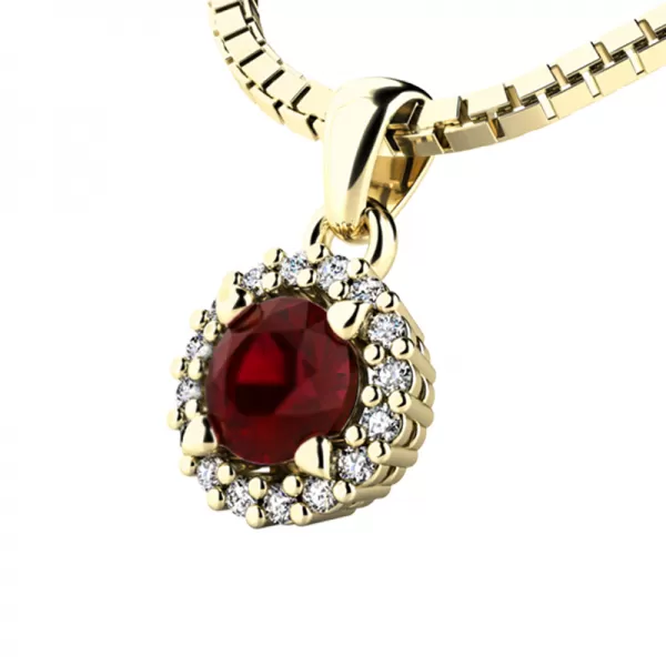 Luxusní přívěsek s diamanty 10927-ZL-GRA