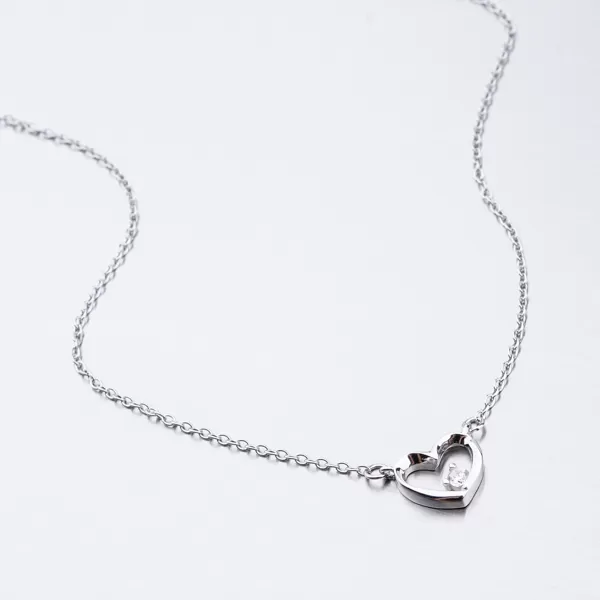 Dámský náhrdelník stříbro 925 zirkon SST-15850