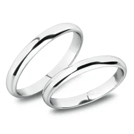 Snubní prsteny bílé zlato 585 SP-61100-01-B