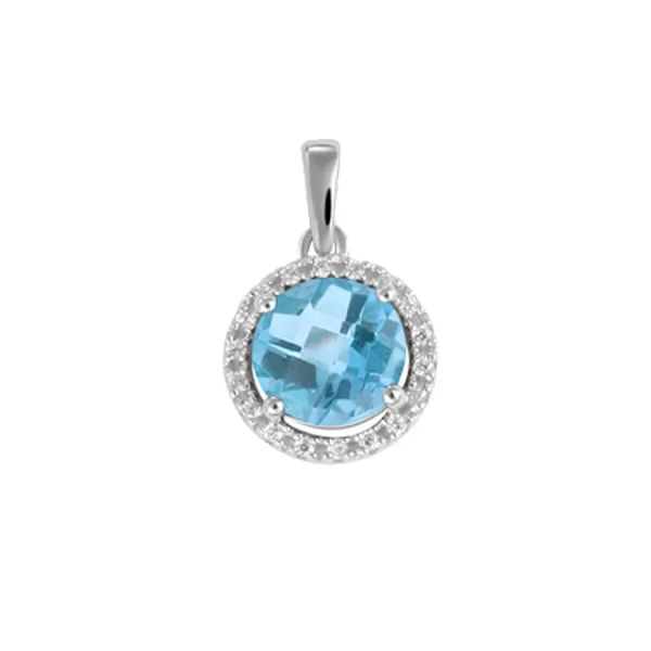 Luxusní přívěsek s tanzanitem a diamanty 10927-B-TAN