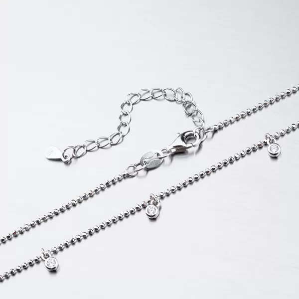 Dámský náhrdelník stříbro 925 zirkon SST-151007