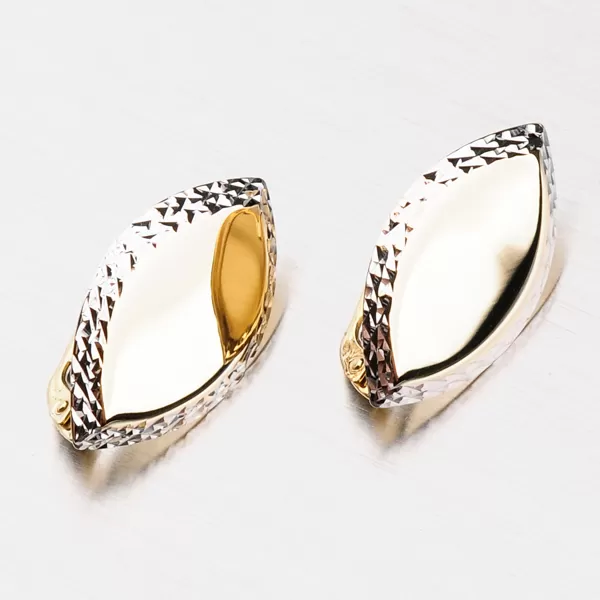 Dámské náušnice zlato mix 585 visací 42-31719