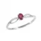Prsten s diamanty a rubínem GKW46582RUB