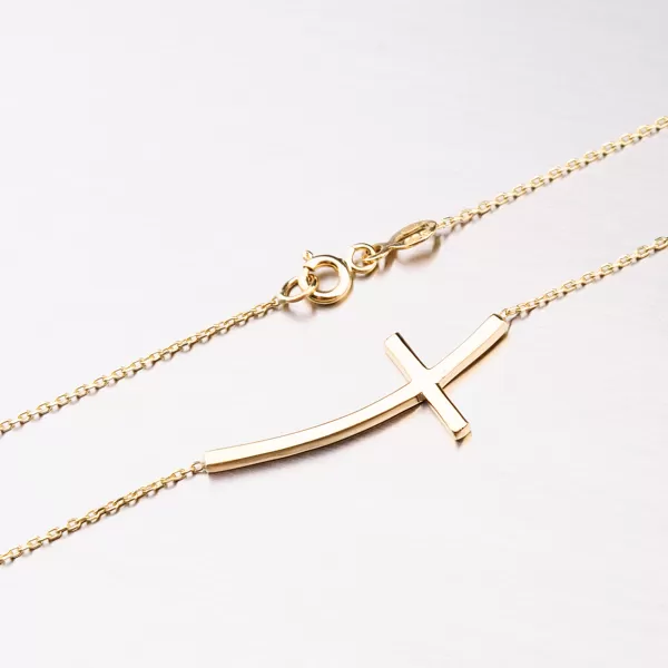 Dámský náhrdelník žluté zlato 585 45-1863