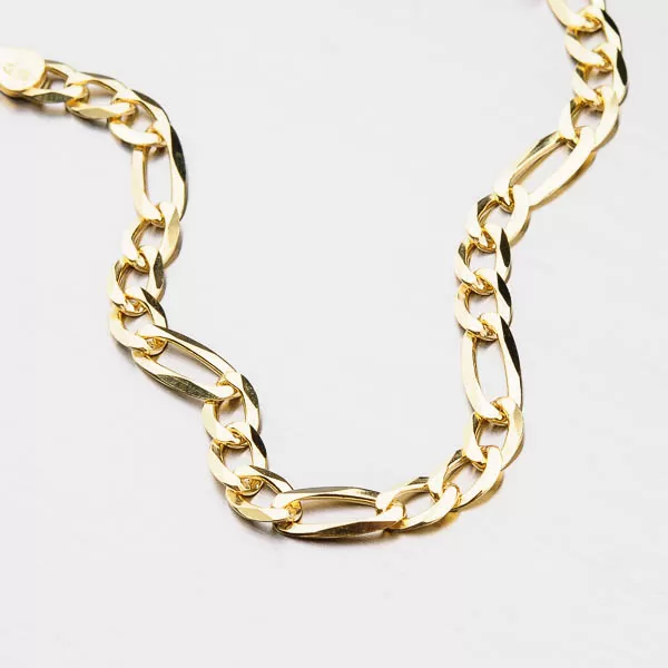 Pozlacené Figaro - stříbro 925 CHRS-073-150-FLAT-AU