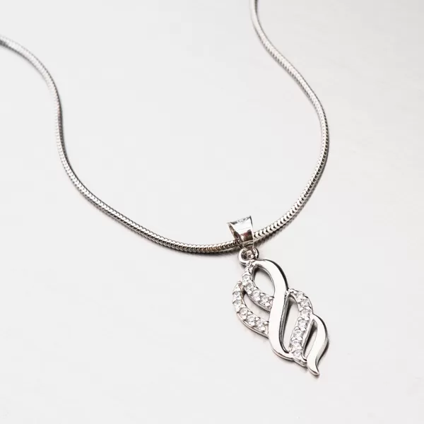 Zlatý přívěsek se zirkony 43-21088