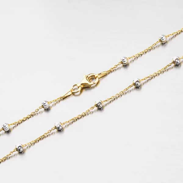 Stříbrný náhrdelník s kuličkami CHRS-ST-RN-C0001-YR-003