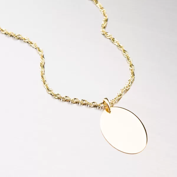 Destička ze žlutého zlata 43-21644