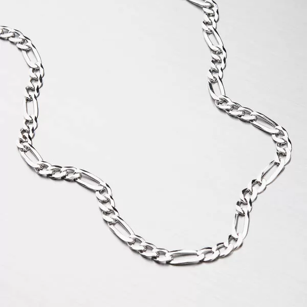 Pánský řetízek stříbro 925 figaro 3+1 CHRS-073-120-FLAT