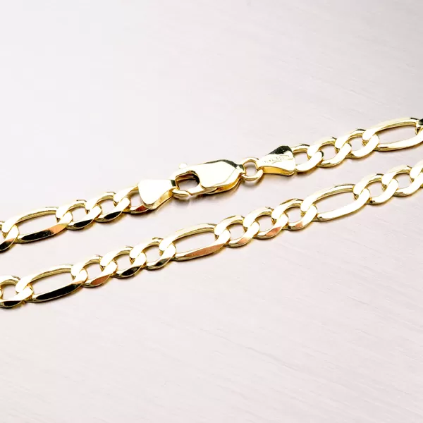 Zlatý masivní náramek Figaro 3+1 44-1895