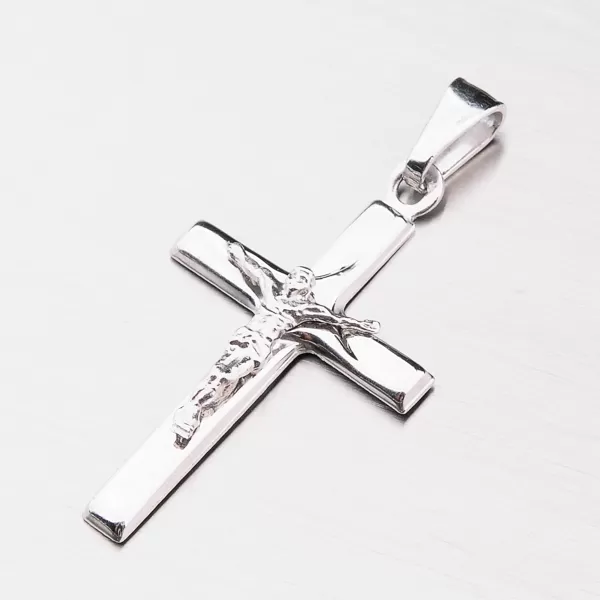 Stříbrný křížek s Ježíšem P1901675-1132-SLX