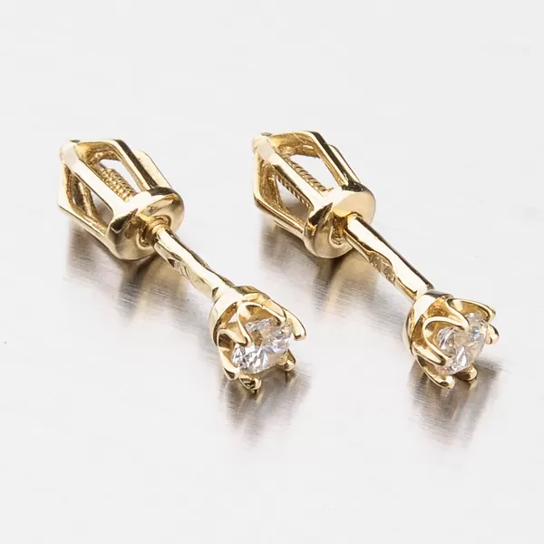 Náušnice na šroubek se zirkony 42-31078