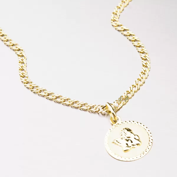 Zlatý přívěsek - andílek 43-21351