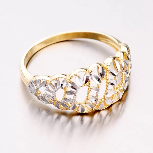 Dámský prsten žluté zlato 41-NP164