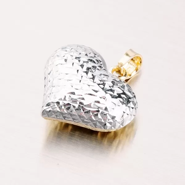 Dámský přívěsek žluté zlato 585 srdce 43-21829