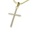 Zlatý kříž s diamantem 10946-ZL-DIA