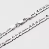 Stříbrný náramek Figaro 3+1 CHRS-073-120-FLAT
