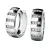 Dámské náušnice bílé zlato 585/1000 přírodní diamant 0.165 ct G/SI kruhy 10945-B-DIA