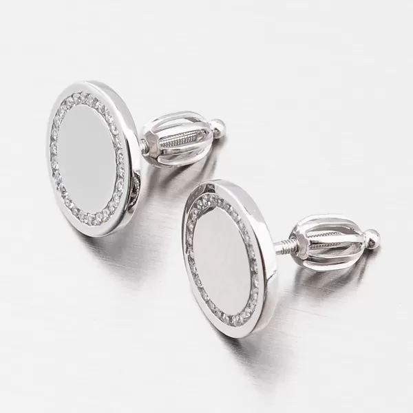 Dámské náušnice stříbro 925 zirkon SETST-12187SR