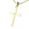 Zlatý kříž s diamantem 10947-ZL-DIA