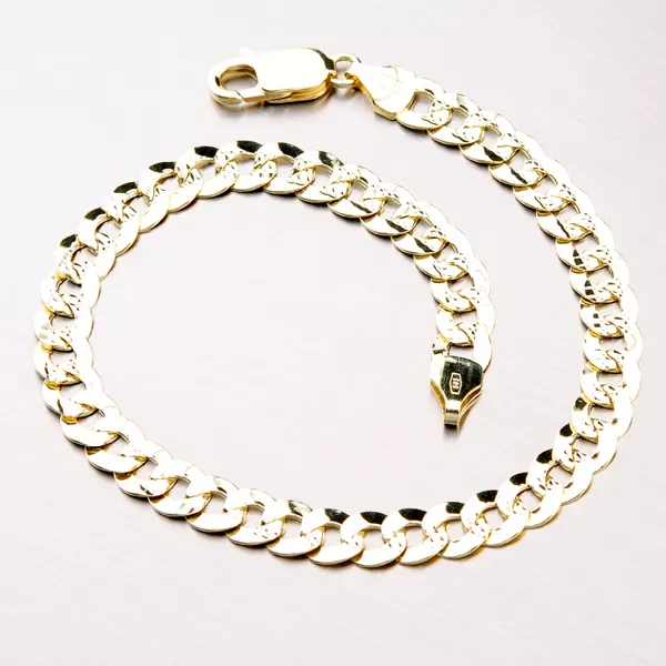 Zlatý řetěz Pancer s gravírováním 45-1220