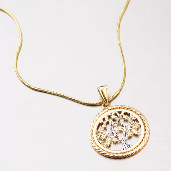 Dámský přívěsek žluté zlato 585 - strom života 43-21825