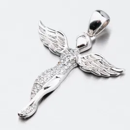 Dámský přívěsek stříbro 925 zirkon křížek PKL-3041